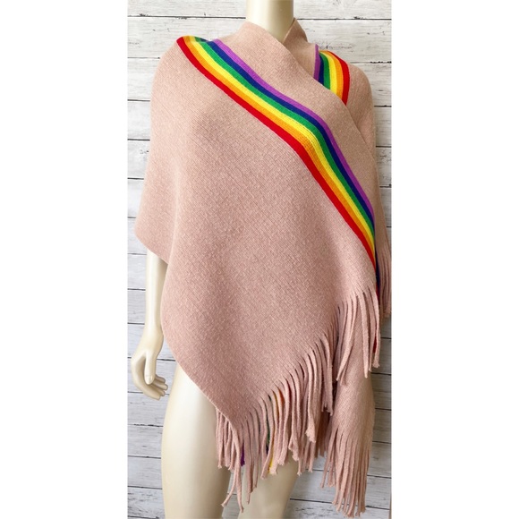 Pride ♥️ Rainbow Knit Scarf - Picture 4 of 5